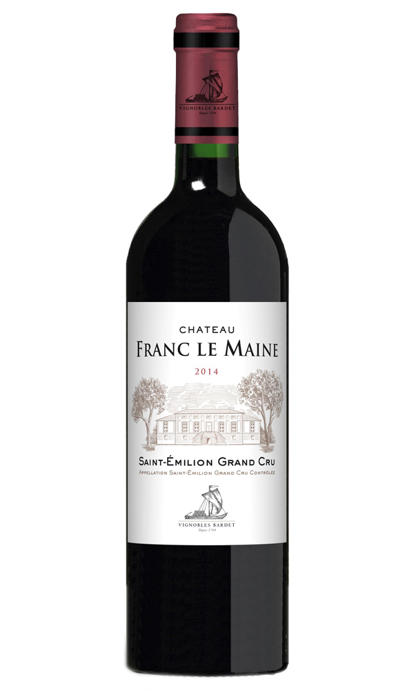 Vignobles Bardet, Franc Le Maine , Saint-Emilion Grand Cru 2016