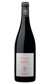 2019 Cotes Du Rhone, Variations,Domaine maby, Grenache, Syrah, Mourvedre