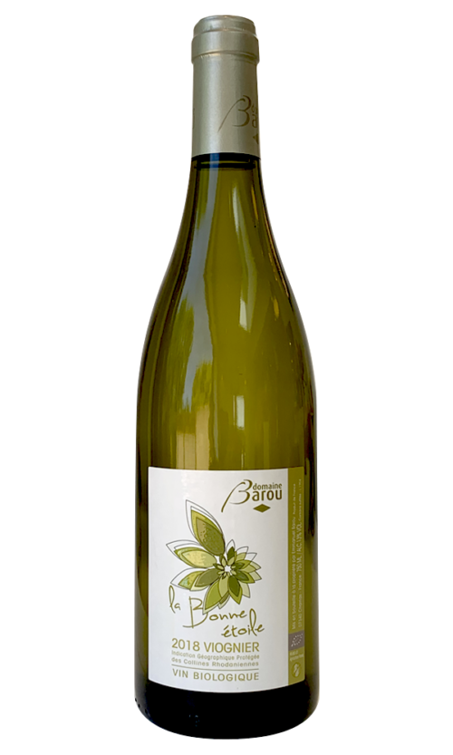 Domaine Barou, Viognier 2018, Collines Rhodaniennes white