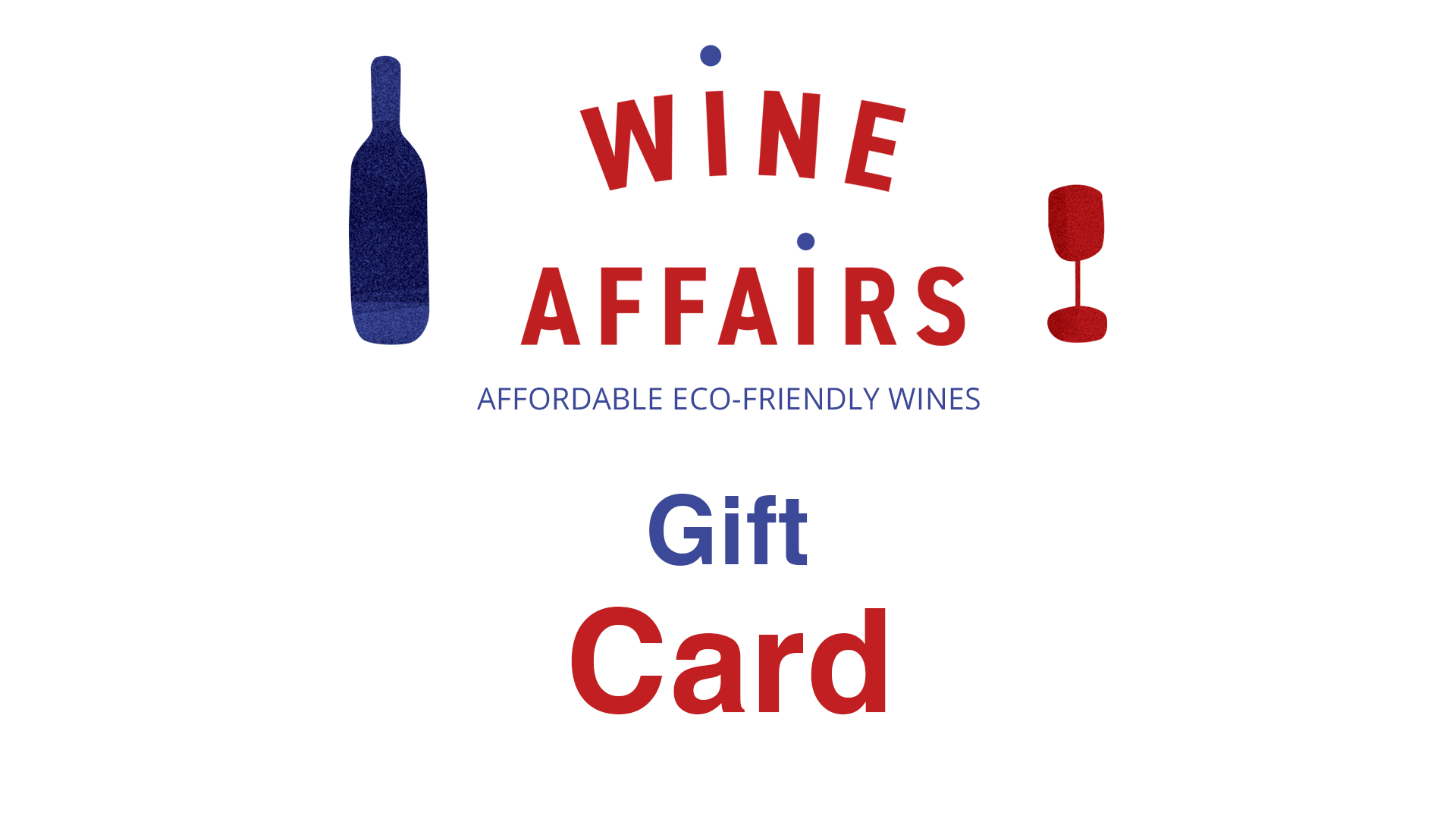 Buy EcoFriendly Wine online Gift card Wine Affairs