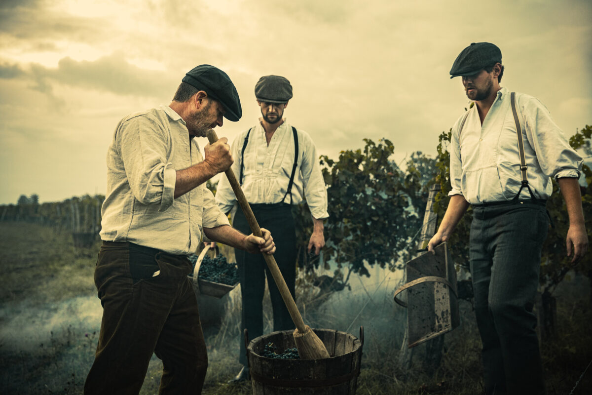 Peaky Blinders winemaking in Bordeaux, Vignobles Bardet, Saint-Emilion