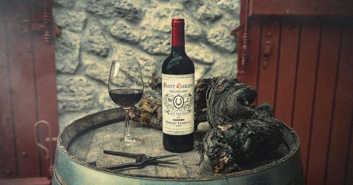 Peaky Blinders Wine, Bordeaux, Saint-Emilion, Merlot, Cabernet Franc, Cabernet Sauvignon