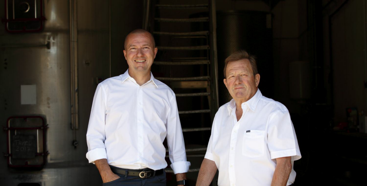 Richard Maby et son pere du Domaine Maby Richard Maby et son pere du Domaine Maby