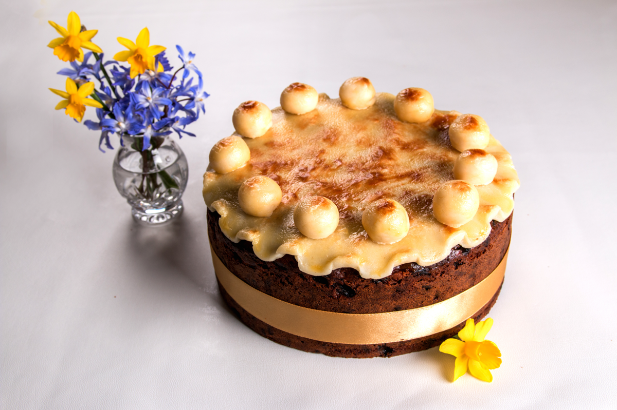 A chocolate cake for easter lunch