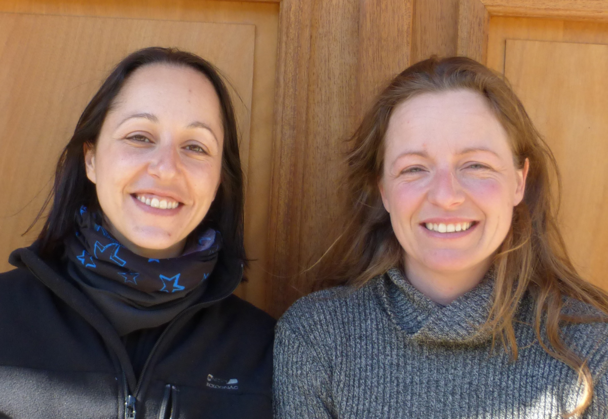 Lucie et Nancy au domaine les 4Vents, Cote Du Rhone, Crozes Hermitage