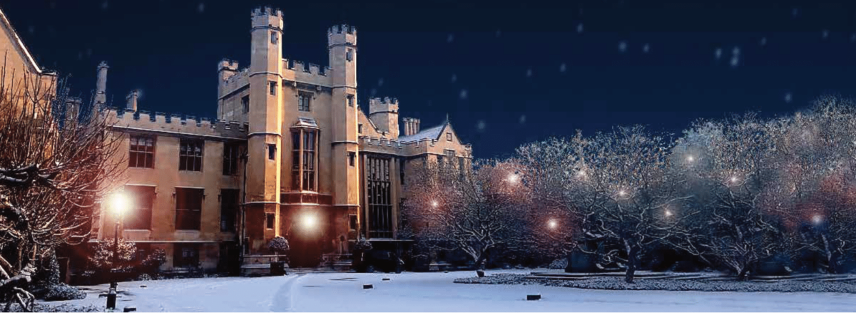 Lambeth Palace in the snow