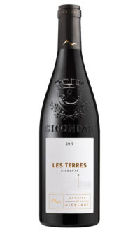 Aoc Gigondas Les Terres from domaine de Piéblanc, Grenache, Syrah, Cinsault