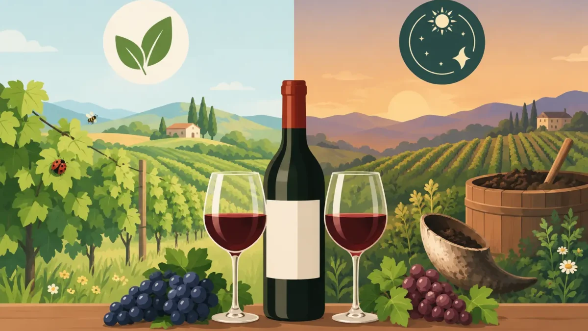 Organic vs Biodynamic Wine Explained Clearly