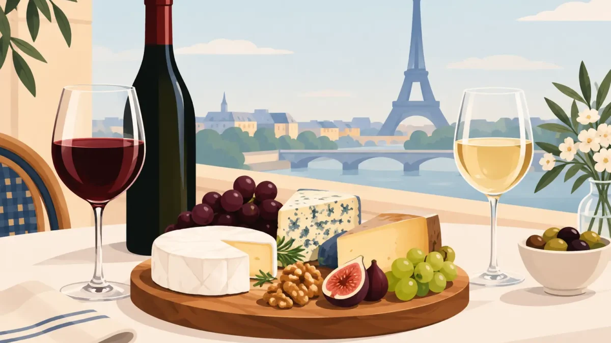 How to Pair Wine Cheese for a French Table